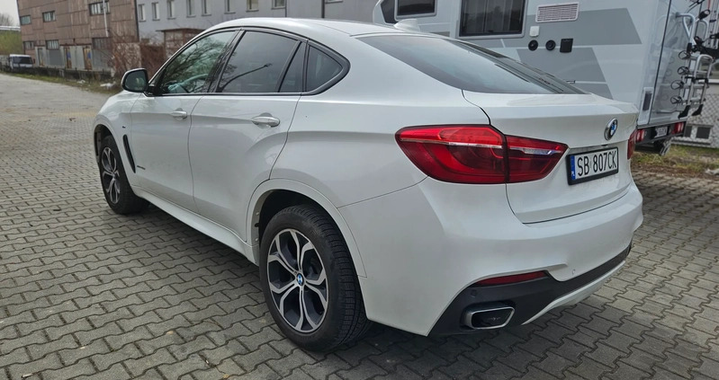 BMW X6 cena 163000 przebieg: 169000, rok produkcji 2016 z Biała małe 631